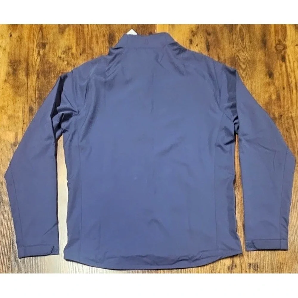 Holderness & Bourne Tailored Fit Hyde Jacket Men's Medium Navy Full Zip Golf NWT